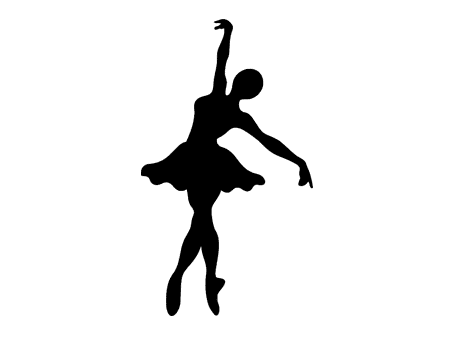 Danseuse étoile / Ballerine - Fichier gratuit SVG + SILHOUETTE STUDIO