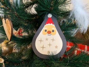 cricut maker décoration sapin père noël diy