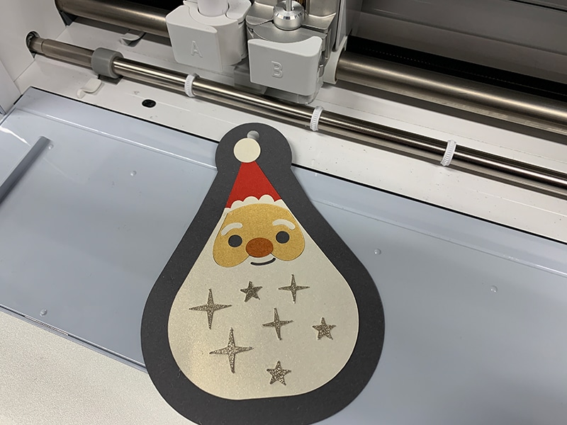 cricut maker décoration sapin père noël diy